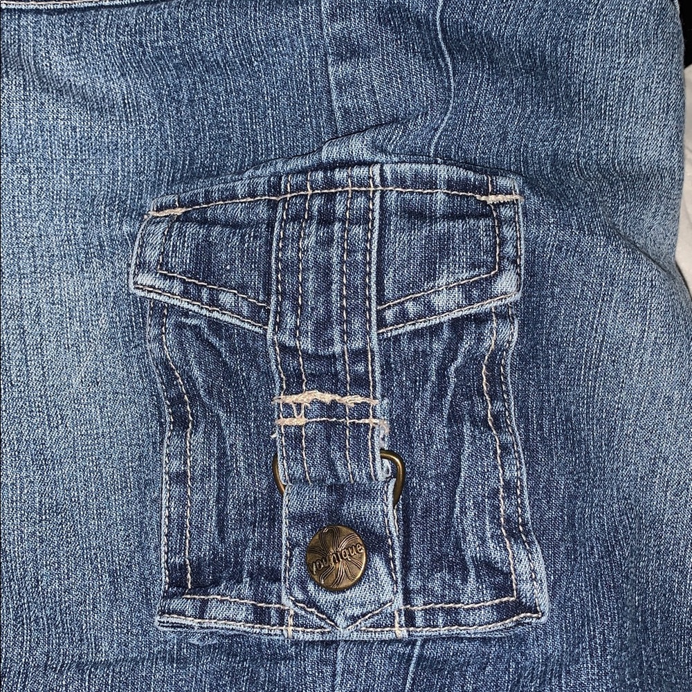 Younique Vintage Denim Blue Pencil Skirt - Picture 4 of 6